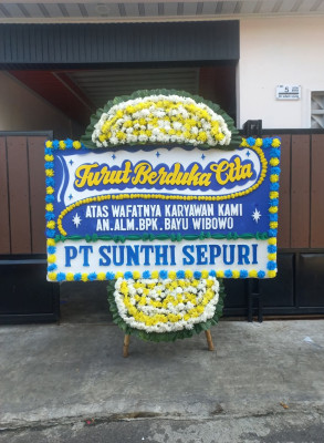 Papan Bunga Duka di Tanjung Johor