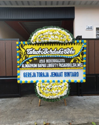 Papan Bunga Duka di Tanjung Johor